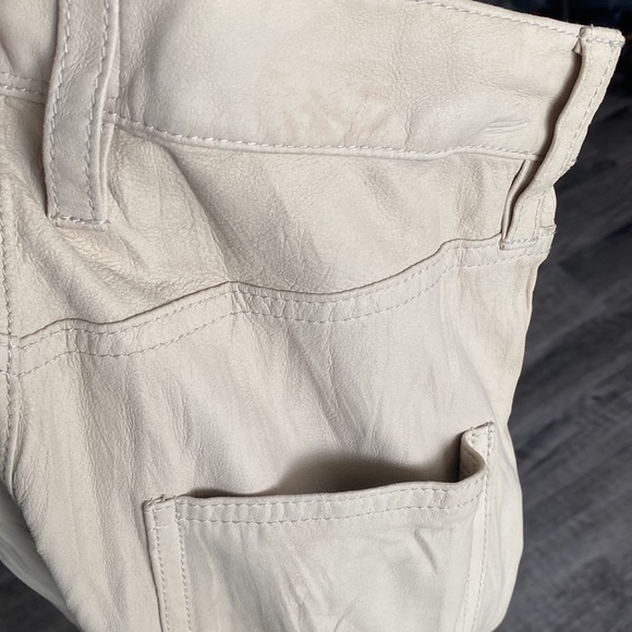 Current/Elliot Boyfriend Leather Pants - Picture 7 of 7